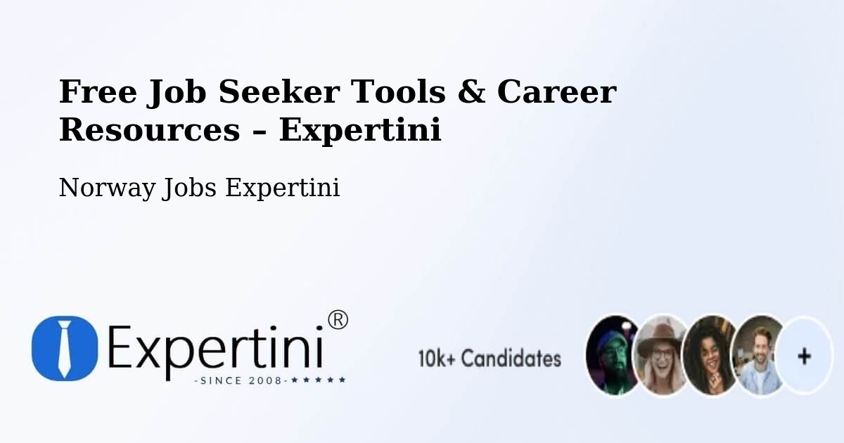 Free Job Seeker Tools & Career Resources – Åros - Åros, Norway Jobs Expertini