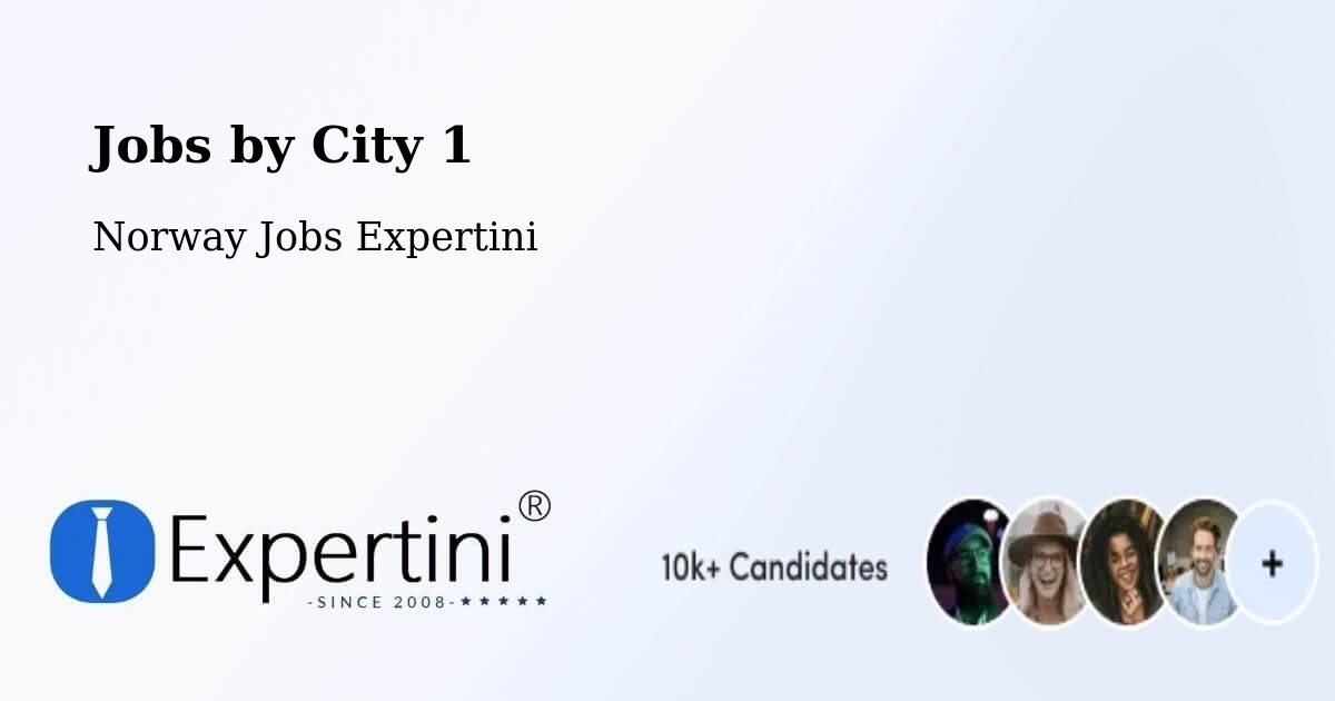 City Jobs in Norway - Expertini